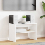 TV staliukas Televizoriaus spintelė Balta 60 x 30 x 40 cm Apdirbta mediena