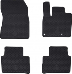 Automobilių kilimėlis 4 pcs Juoda tinka Nissan QASHQAI 2021-