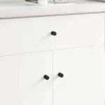 Spintų rankenėlės 968 pcs Juoda Geležis