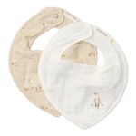 Little Dutch Brynd&aacute;ček bandana 2 ks Husa Newborn Naturals