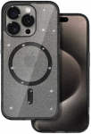 Tel Protect Glitter Magsafe dėklas skirtas Samsung Galaxy S26 Ultra juodos spalvos clear