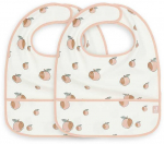 Jollein neper&scaron;lampamas seilinukas Bib su ki&scaron;ene Peach 2vnt.