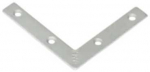DMX Kampas plok&scaron;čias NA06 60x60x10x2.0 mm cinkuotas