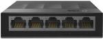 &Scaron;akotuvas TP-Link LS1005G tinklo komutatorius Ne-valdomas Gigabit Ethernet (10/100/1000) Juoda