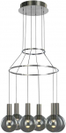 Lubinis &scaron;viestuvas 40W LED pakabinamas &scaron;viestuvas ARIA, chromo/dūmų sp., 3000K, dimeriuojamas