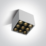 Lubinis &scaron;viestuvas 20W LED pavir&scaron;inis &scaron;viestuvas, baltas, 3000K, 12906C/W/W