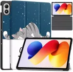 Plan&scaron;etinio kompiuterio dėklas Strado-Tech, skirtas Xiaomi Redmi Pad 2 PRO 12.1 2025 / POCO Pad M1, grafinis SMART