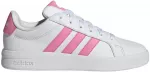 Vaiki&scaron;ki laisvalaikio bateliai Adidas Grand Court 3.0, balti su rožine spalva, HP3528