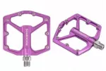 Dviračių platforminiai pedalai, aliuminio korpusas, violetinė, Rockbros
