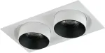 2x15W LED įleidžiamas &scaron;viestuvas OUTSIDER, baltas, 4000K