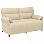 Sofa Sofos komplektas 2 vnt. Kreminė Audinys