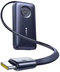 Maitinimo blokas Baseus Powerbank EnerCore CR11 10000mAh 45W USB-C Ekranas Kabelis Juodas