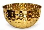 Metalinis serviravimo dubuo auksinis 30 cm