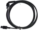 Zebra CBL-U20755-01, Prailginimo kabelis, Juodas, USB A, RJ-50, Tiesus, Kampus