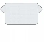Priekinio stiklo apsauga nuo saulės 140x100 cm