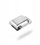 Luxmen vyri&scaron;kos apyrankės prailgintuvas 1,5 cm sidabrinis plienas magnetinis