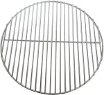 Bbqnovation nerūdijančio plieno kepimo grotelės, apvalios, 45 cm, skirtos 47 cm skersmens kepsninėms - suderinamos su Weber Original Virdulys 47 cm, Weber Compact Virdulys 47 cm, Weber Performer 47 cm, Bar B Virdulys 47 cm