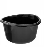 Dubuo skalbiniams 30 l plastikinis gilus juodas Altom Design