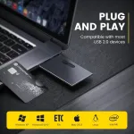 Uflatek 32 gb usb atmintinė verslo kreditinės kortelės usb atmintinė usb 2.0 atmintinė metalinis korpusas atmintinė kreditinės kortelės formos atmintinė tvirtas pendrive juoda i&scaron;orinė duomenų saugykla kompiuteriams