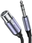 Moswag 6.35mm Trs į Xlr Moteri&scaron;kas Mikrofono Kabelis 1m