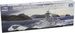 Trumpeter 1/700 vokietijos prinz eugen sunkusis kreiseris 1942 modelio rinkinys