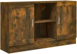 &Scaron;oninė spintelė, dūminio ąžuolo, 120x30,5x70cm, mediena