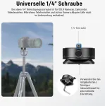 Neewer Qrp-6 Panoraminė Greito Atlaisvinimo Plok&scaron;telė, 360&deg; Sukama Galvutė