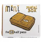 Donau Metalinis dėklas Gold Mini Box 12 akvarelės pusiau plytelių, Roman Szmal