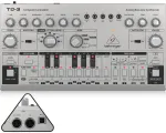 Td-3-sr analoginis bosinės linijos sintezatorius, sidabrinės spalvos, Behringer