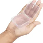 Toulifly dėžutė daiktams, 10 mini talpų rinkinys, dėžutės daiktams, permatomos dėžutės daiktams, daugiafunkcinė dėžutė daiktams, smulkiems daiktams ir kitiems rankdarbių projektams