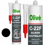 Neutralus sanitarinis silikonas Olive, juodas, nepalieka dėmių ant akmens ar akrilo pavir&scaron;ių