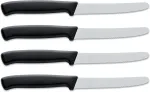 F. Dick Prodynamic 85700032 universalus peilių rinkinys (4 x peiliai su 12 cm a&scaron;menimis, X55crmo14 plienas, nerūdijantis, 56&deg; Hrc) juodas