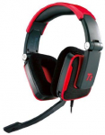 Ausinės su mikrofonu Thermaltake eSports Shock Blasting Raudona HT-SHK002ECRE (juodos spalvos