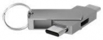 USB adapteris TerraTec USB-C - mikroUSB sidabro (272986)