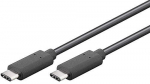 USB kabelis MicroConnect USB-C - USB-C 2 m Juodas (USB3.1CC2)