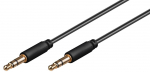 Goobay AUX audio kabelis 3.5 mm stereo 3-pin 1m