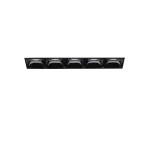 Ideal Lux 10W recessed lamp 5 lights LIKA, 3000K, chrome