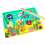 BINO Medinė dėlionė Žvejojame