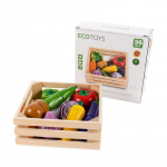 Medinių daržovių Ecotoys rinkinys