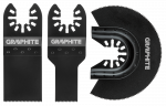 Graphite Medienos pjovimo diskų rinkinys, 3 vnt.