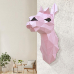 Beldizart WIZARDI 3D popieriaus modeliai Lama (rožinė) PP-1LAM-PIN