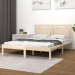 Lova Lovos rėmas, 150x200cm, medienos masyvas, didelis
