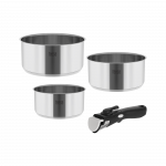 Puodų rinkinys su nuimama rankena TEESA COOK EXPERT SINGLE HAND