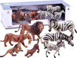 Jokomisiada Gyvūnų safari rinkinys, liūto figūros, zebras