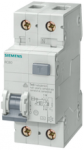 Siemens Liekamosios srovės pertraukiklis 2P 6A B 0,03A tipas A 6kA 5SU1356-6KK06