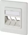 Metz METZ CONNECT Keystone 3 jungčių tu&scaron;čia balta sieninė dėžutė