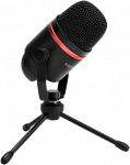 USB žaidimų/vlogerio mikrofonas Kruger & Matz Warrior GV-200