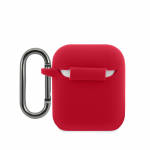 Lacoste Dėklas na ausinės Apple Airpods 1/2 Liquid silikoninis Glossy Printing Logo dėklas Raudona [kod produktu: ]