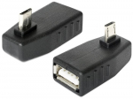 Delock Adapteris USB micro-B Stecker > USB 2.0-A Buchse OTG 270&deg; gewinkelt