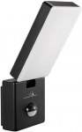 Maclean LED lempa su judesio jutikliu, PIR judesio jutiklis, juoda, 10W, IP65, 800lm, neutrali balta spalva (4000K) MCE516 B